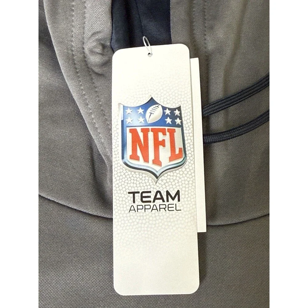 NFL Team Apparel • Chicago Bears Hoodie Pullover Charcoal Gray Men’s Size L NWT